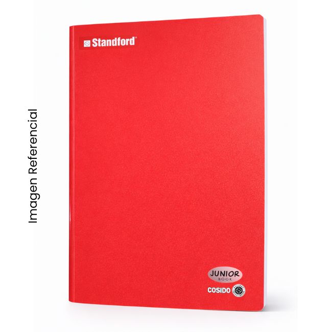 STANDFORD CUADERNO A4 TRIPLE RENGLON C/SOMBRA JUNIOR BOOK COSIDO SOLIDO 80 HOJAS A26