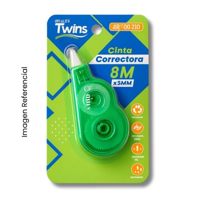 TWINS CINTA CORRECTORA 5MM X 8 MTS AR-00210