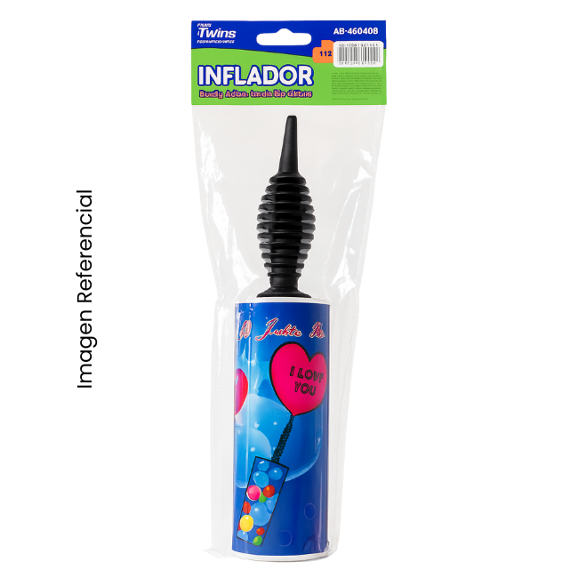 TWINS INFLADOR PARA GLOBOS CON DISEÑO AR-00488