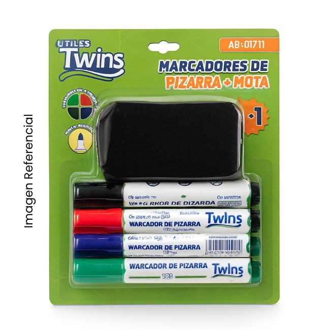 TWINS SET X4 MARCADORES JUMBO 123 + MOTA AR-01711