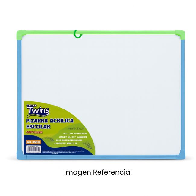 TWINS PIZARRA ESCOLAR ACRILICA MAGNETICA CON ABECEDARIO 30X40 CM AR-03812