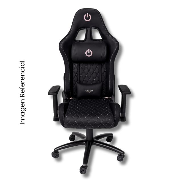 ENKORE SILLA GAMER BRAVIO ENC GC1002 2D ROSADO RECLINABLE 180°