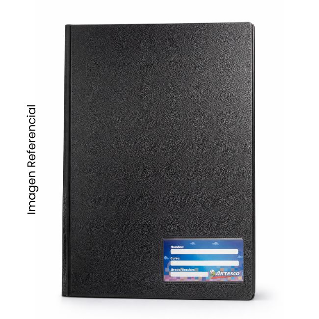 ARTESCO FOLDER DOBLE TAPA OFICIO CON GUSANILLO COLORES SURTIDOS