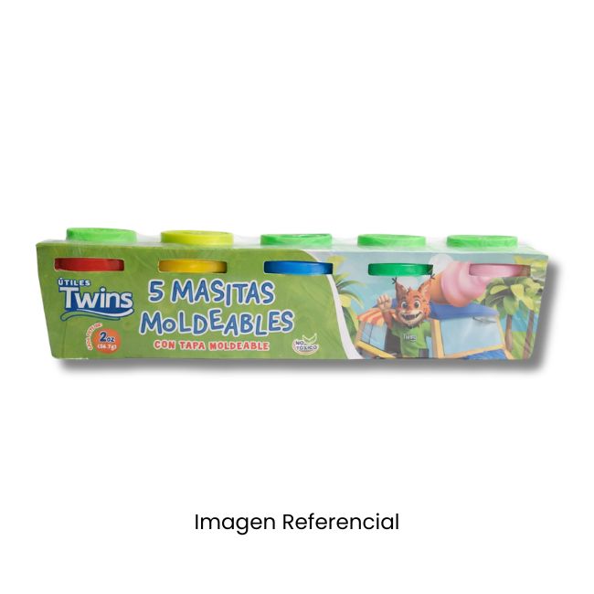 TWINS MASITA MOLDEABLE PEQUEÑA 2 ONZAS SET X5 AR-02566