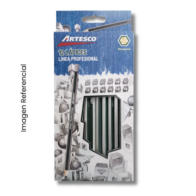 ARTESCO SET DE LAPIZ PROFESIONAL X12 GRADUACIONES