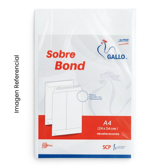 GALLO SOBRE MANILA X50 A4 BLANCO