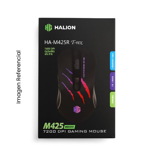 HALION KIT TECLADO Y MOUSE GAMER COBRA 2 EN 1 RGB USB BLANCO
