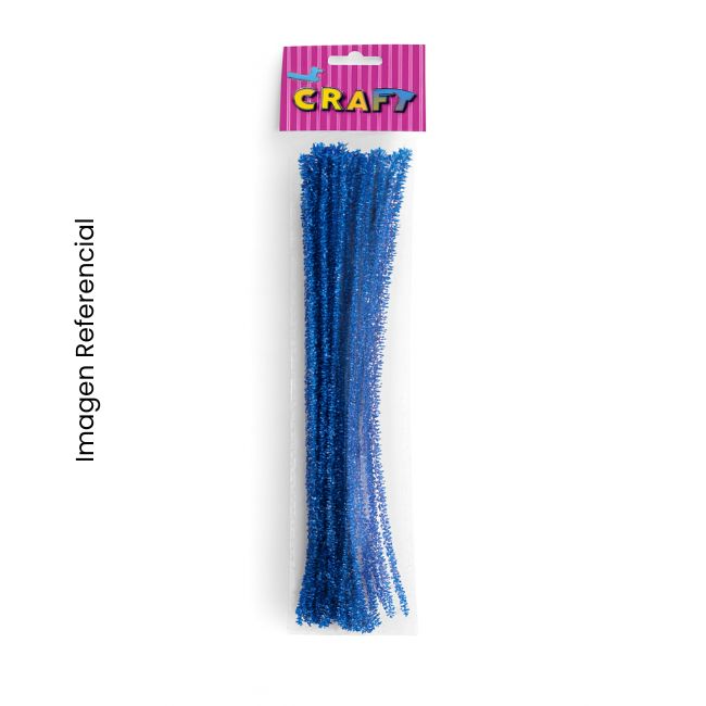 CHENIL - LIMPIA PIPA COLORES X25 AZUL