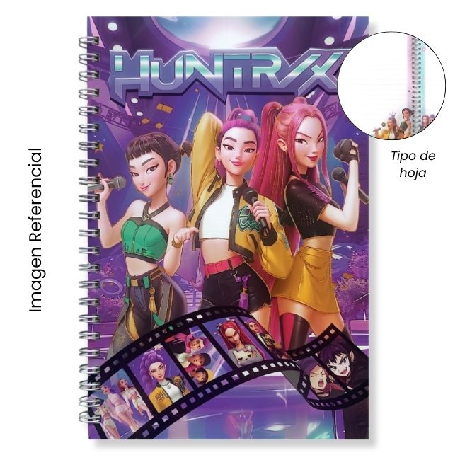 CUADERNO ANILLADO A5 HNTRIX POP