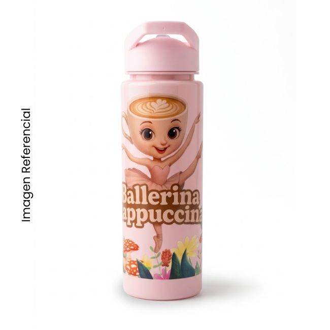 TOMATODO PLASTICO 400ML DISEÑO TRALALERO