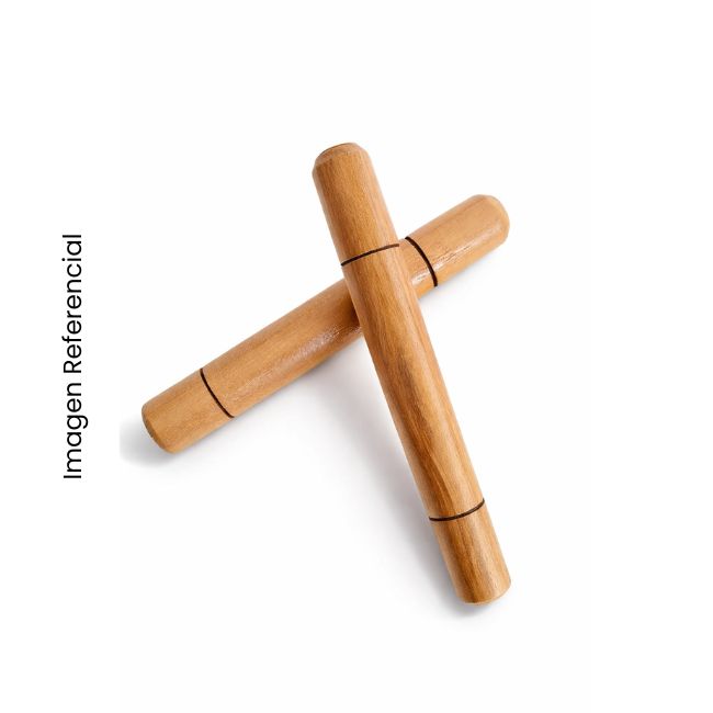 PALITOS TOC TOC (CLAVE) INSTRUMENTO MUSICAL 20 CM 