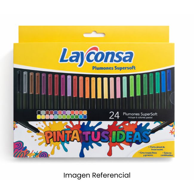 LAYCONSA PLUMON SUPERSOFT PUNTA PINCEL X24 UND