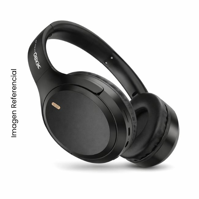 DEXBO AUDiFONO BLUETOOTH DE-A996B/PLEGABLE/SONIDO BASS/MICRÓFONO/TF CARD/NEGRO