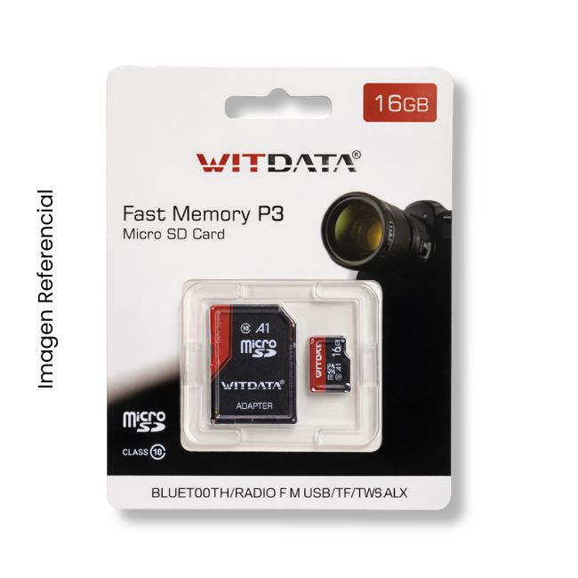 WITDATA MEMORIA MICRO SD 16GB FAST MEMORY