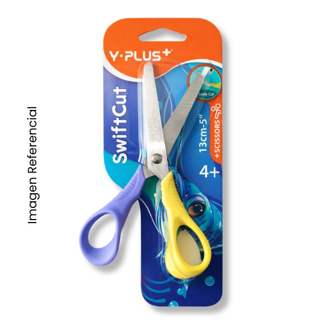 Y-PLUS TIJERA ESCOLAR SWIFT CUT 5PULG