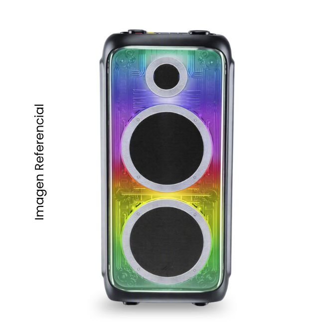 KASSEL PARLANTE PORTATIL K2825 2X8PUL BLUETOOTH TWS RGB USB TF PANTALLA DIGITAL MICROFONO INALAMBRICO 