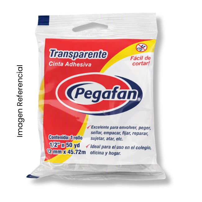 PEGAFAN CINTA ADH TRANSPARENTE 1/2X50YDS