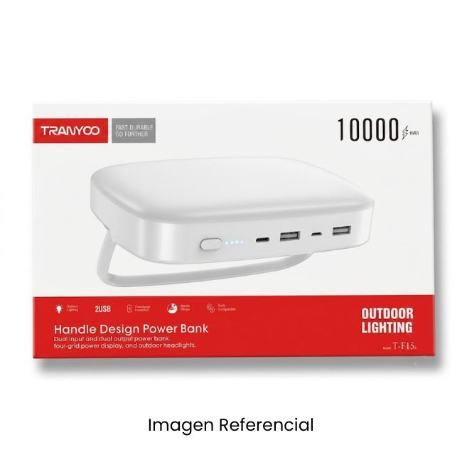 TRANYOO CARGADOR PORTATIL POWER BANK T-F15 10000MAH