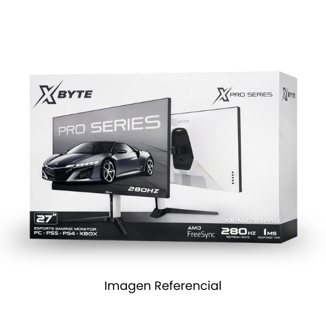 XBYTE MONITOR XB-M2785PRO 27 FHD 280HZ 1MS FREESYNC GIRATORIO RGB PARLANTE