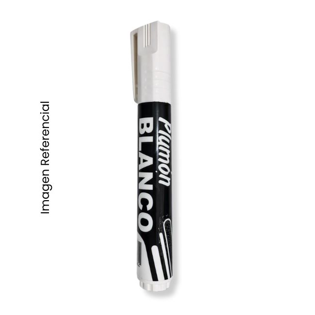 DURAFAN MARCADOR PERMANENTE DE TINTA BLANCA 3MM GRUESO