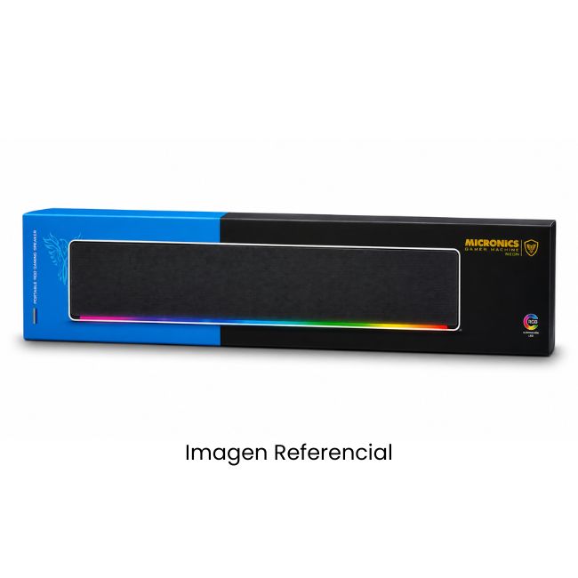MICRONICS PARLANTE SOUNDBAR BARRA SONIDO PORTATIL NEON MIC S201 BLUETOOTH 