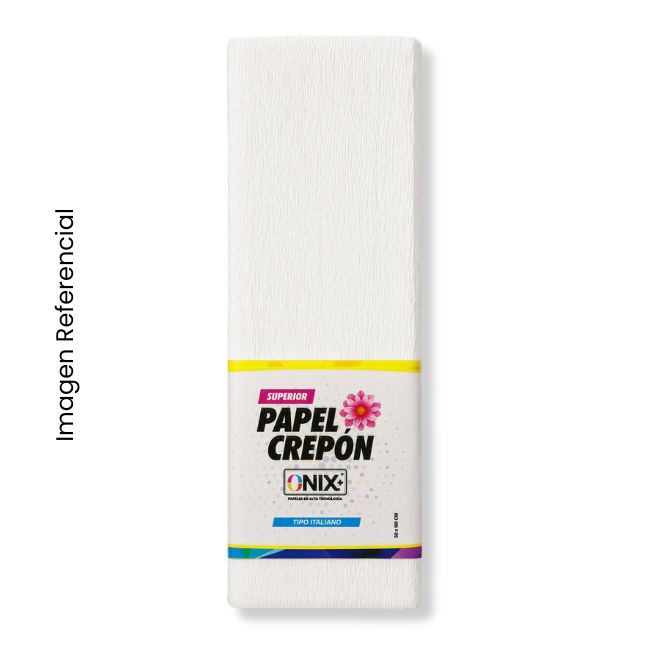 PAPEL CREPON BLANCO 50X80CM
