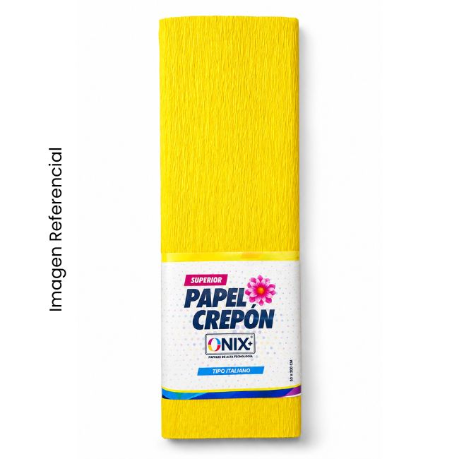 PAPEL CREPON AMARILLO GIRASOL 50X80CM