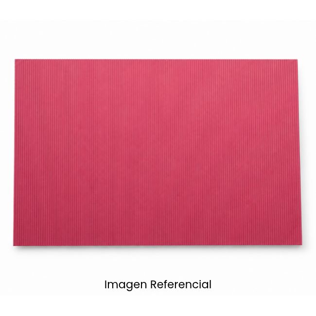 CARTULINA CORRUGADO GUINDA 70X50CM