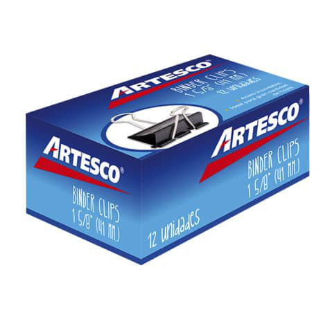 [R5050] ARTESCO BINDER CLIPS 41MM CJX12