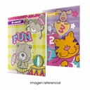CONTI CUADERNO A4 CUADRI DISEÑO MUJER 80H 