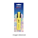 ARTESCO RESALTADOR PASTEL AMARILLO