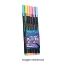 ARTESCO FINE LINER TRIANG X6 PASTEL