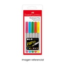 FABER CASTELL PLUMON MULTIMARK PLUS X5 NEON