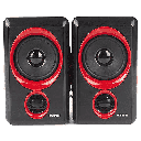 HALION PARLANTE 2.0 GAMER USB HA-S220 NG/ROJO
