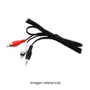 CABLE AUDIO JACK 3.5MM 1 X 2 RCA 1.50M