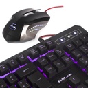 HALION KIT TECLADO Y MOUSE GAMER ODIN HA-515C