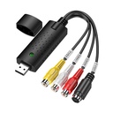 CAPTURADOR DE VIDEO USB 2.0 RCA AUDIO + CVBS + S-VIDEO