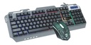 SEISA KIT GAMER TECLADO + MOUSE LUCES DN-K77