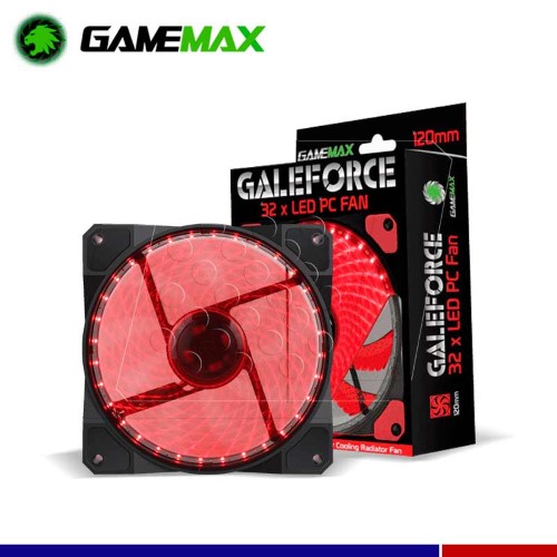 [R8838] GAMEMAX COOLER PARA CASE GALEFORCE GMX-G12RED GAMER