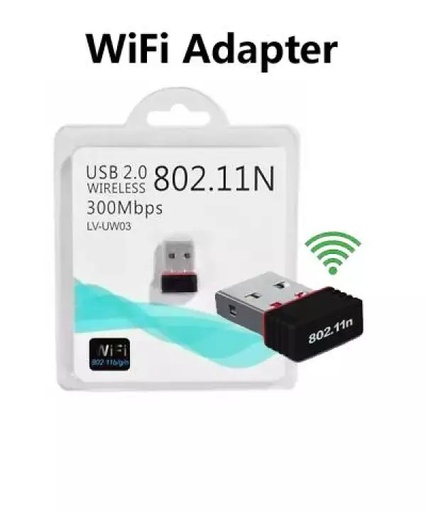 [R8844] MINI ANTENA USB 2.0 ADAPTADOR WIFI WIRELESS