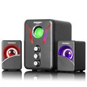 MICRONICS PARLANTE LUDICO 2.1 MIC S602 RGB LED GAMER