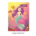 JUSTUS CUADERNO A4 CUADRI DISEÑO MUJER 80H 