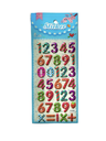 STICKER ALTO RELIEVE DE LETRAS Y NUMEROS 11X23CM AR-01560