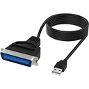 ADAPTADOR USB MACHO A PARALELO 36PINES IMPRESORA MATRICIAL