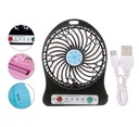 MINI VENTILADOR PORTABLE USB 4.5WT 3.7V 3 TIEMPOS