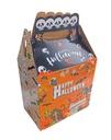 CAJA DE CARTON ARMABLE LONCHERA 15X15 DISEÑO HALLOWEN