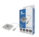 XTECH ADAPTADOR HUB TIPO C A HDMI3.0/USB/TIPO C XTC-C565