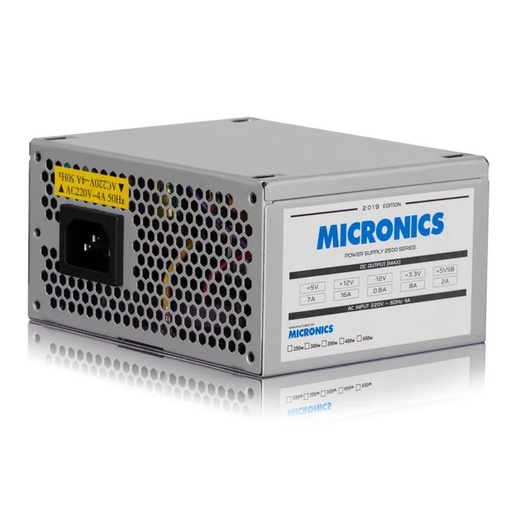 [R9615] MICRONICS FUENTE DE PODER MICRO ATX SX-250W/650