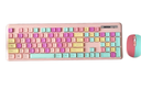 SEISA KIT TECLADO + MOUSE INALAMBRICO 2.4G DNC400 PASTEL