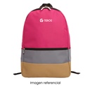 TEROS MOCHILA POLIESTER NOTEBOOK TE-IDS2052 PINK 15.6PULG